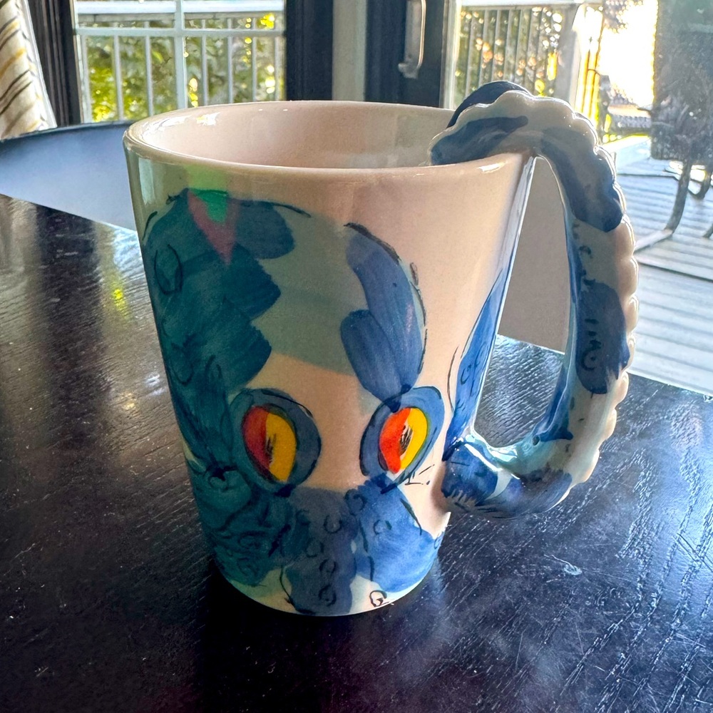 BN octopus tentacle mug hand painted